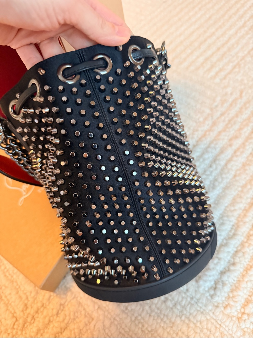 Christian Louboutin Mary Jane Bucket Bag with Box - Picture 8 of 9